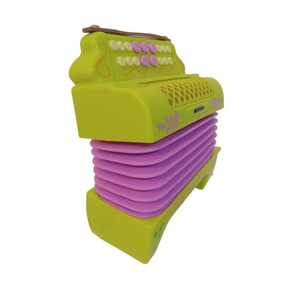 Jakks Pacific Disney Encanto Accordion Movie Mirabels Musical Green Pink Tested - Picture 5 of 5